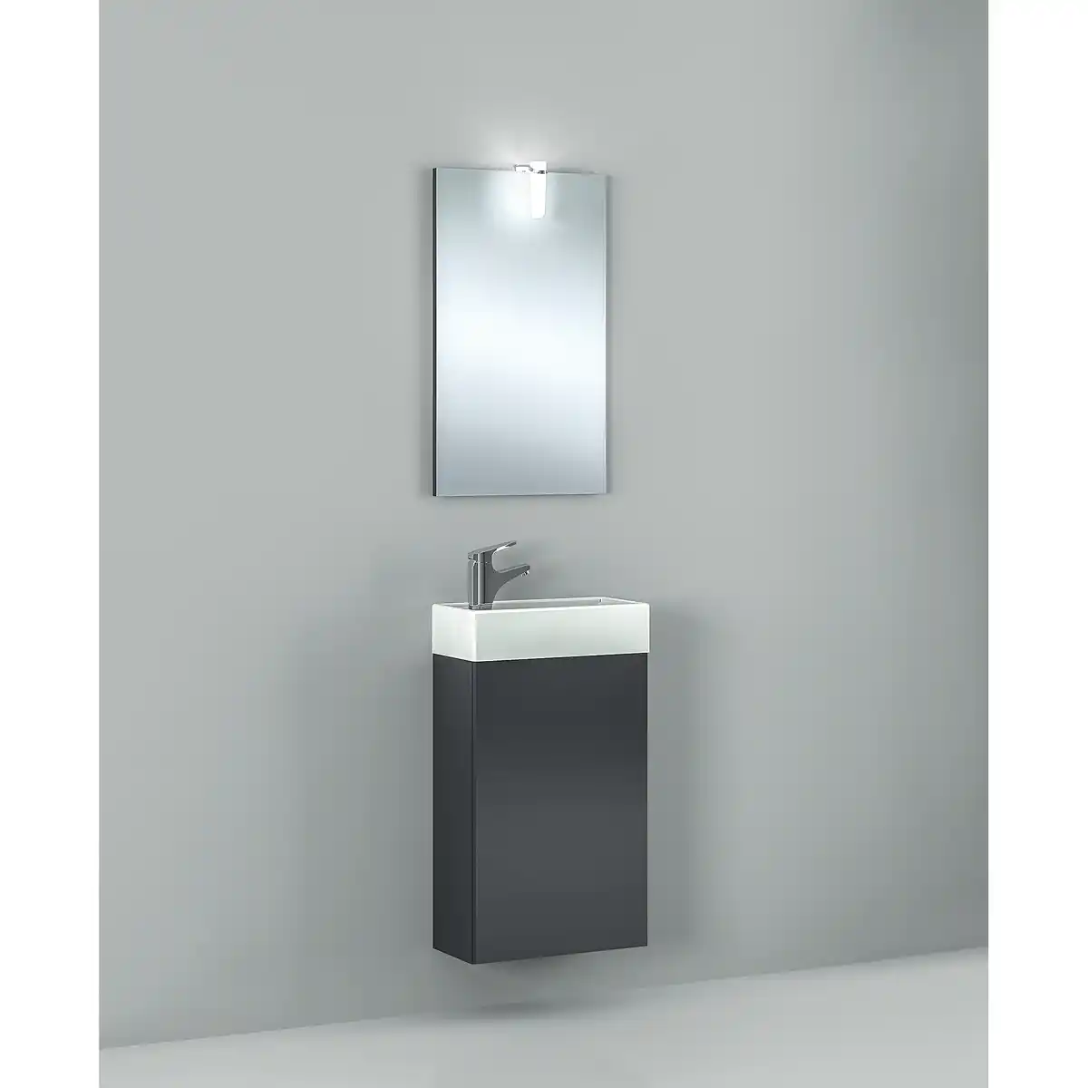 Bild 1 von Badblock 'Calanda' anthrazit 41 x 68 x 22 cm