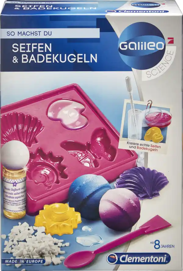 Bild 1 von Clementoni Galileo "So machst Du Seifen & Badekugeln"