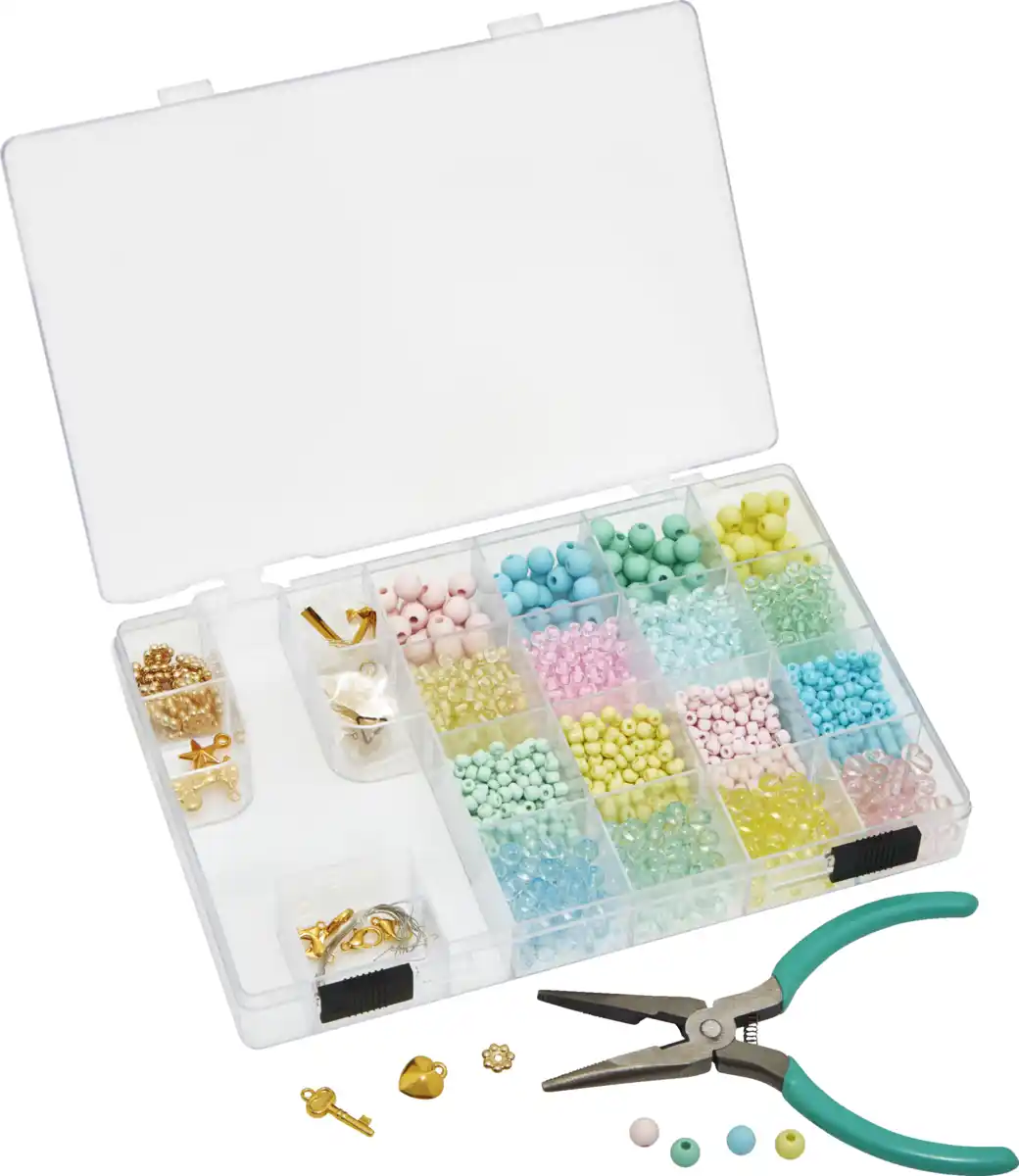 Bild 1 von IDEENWELT Perlenbastelset Soft Colors