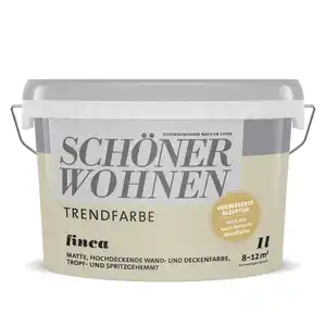 Schöner Wohnen Farbe Trendfarbe 'Finca' beige matt 1 l