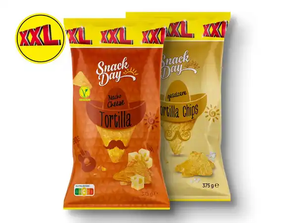 Bild 1 von Snack Day Tortilla Chips XXL,  375 g