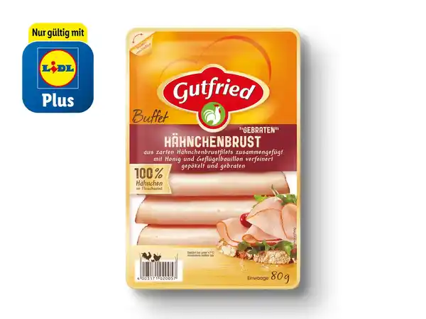 Bild 1 von Gutfried Hähnchenbrust Buffet,  80 g