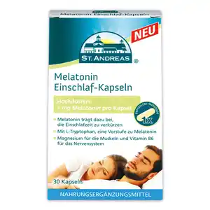 St. Andreas Melatonin Einschlaf-Kapseln