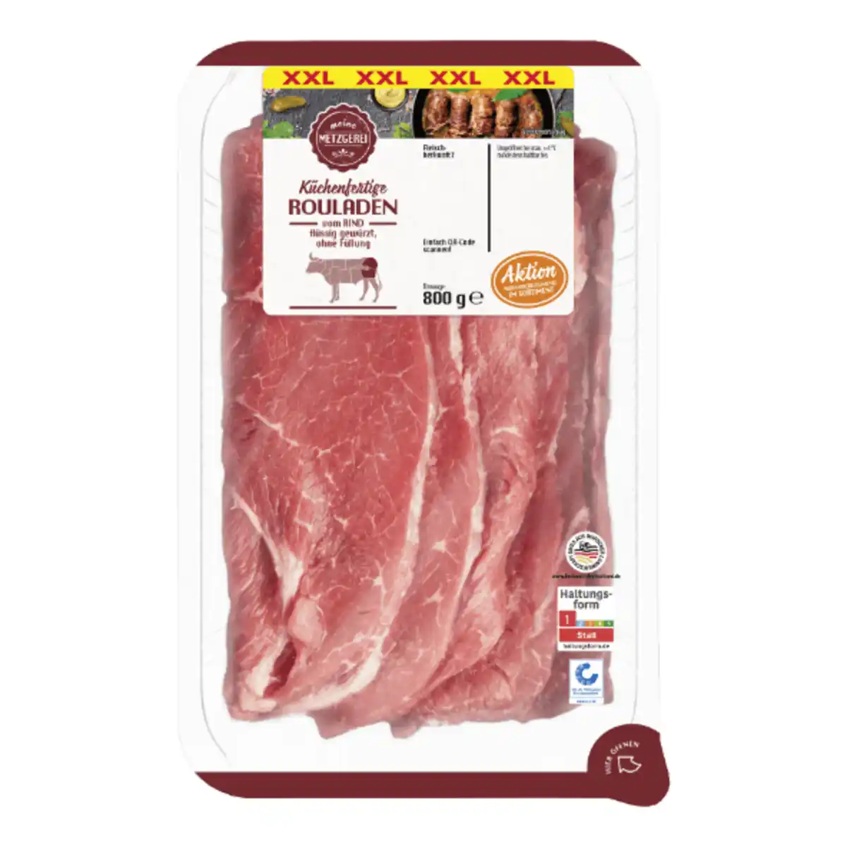 Bild 2 von MEINE METZGEREI Rinder-Rouladen XXL 800g