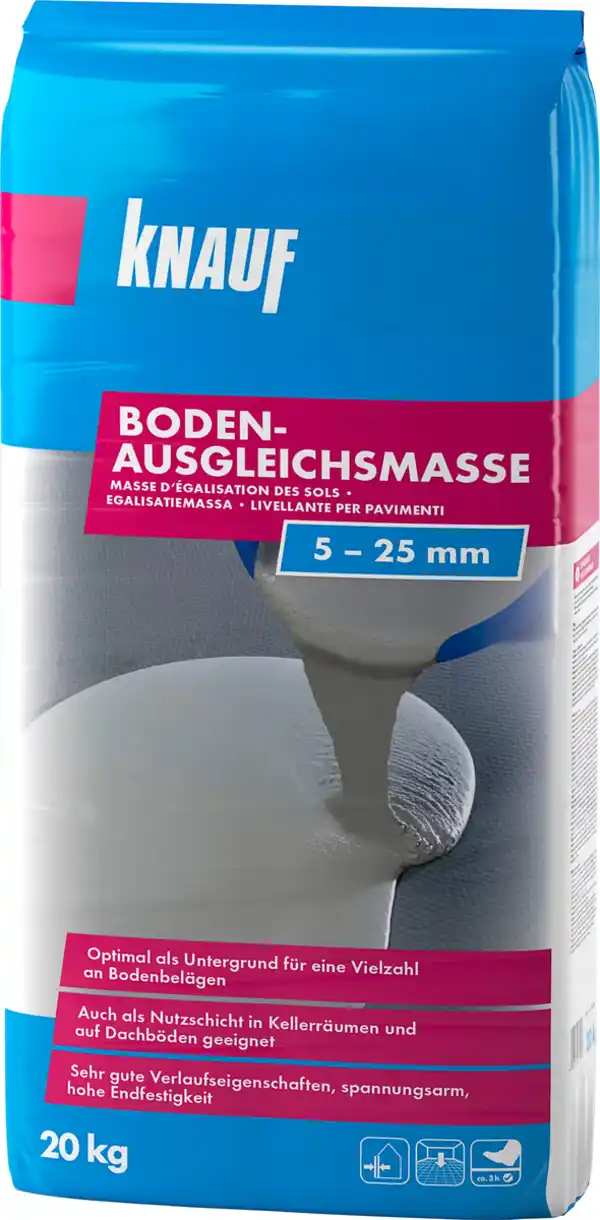 Bild 1 von Knauf Bodenausgleichsmasse grau, 20 kg, für Innen und Außen