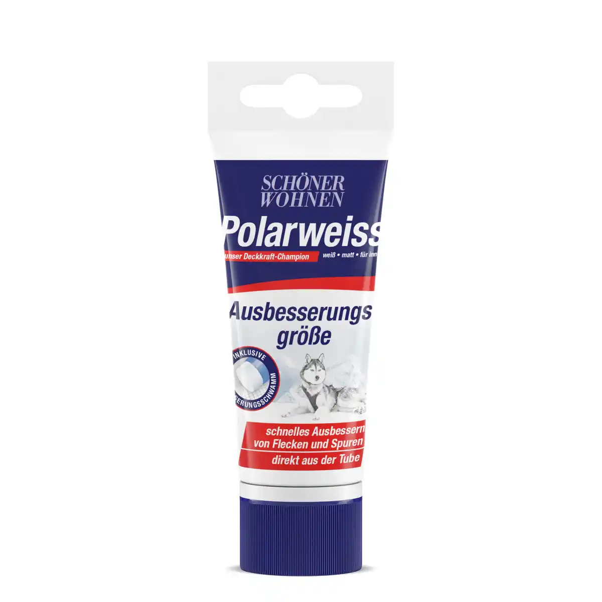 Bild 1 von Schöner Wohnen Farbe Wandfarbe 'Polarweiß' Tube matt 50 ml
