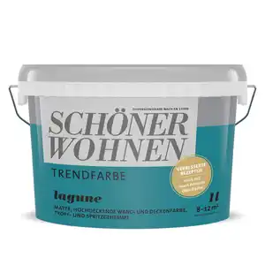 Schöner Wohnen Farbe Trendfarbe 'Lagune' türkis matt 1 l