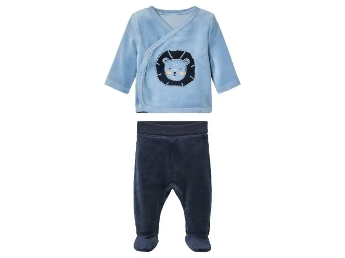 Bild 2 von lupilu® Baby Nicki-Anzug, 2-teilig, mit Bio-Baumwolle