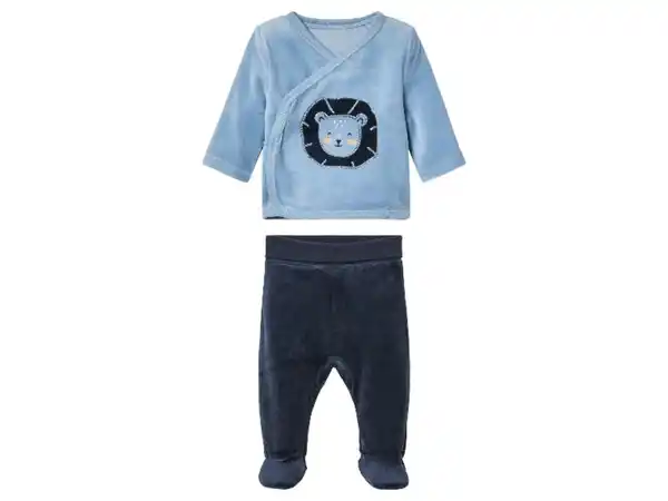 Bild 2 von lupilu® Baby Nicki-Anzug, 2-teilig, mit Bio-Baumwolle