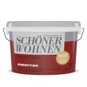 Schöner Wohnen Farbe Trendfarbe 'Amarena' kirschrot matt 1 l