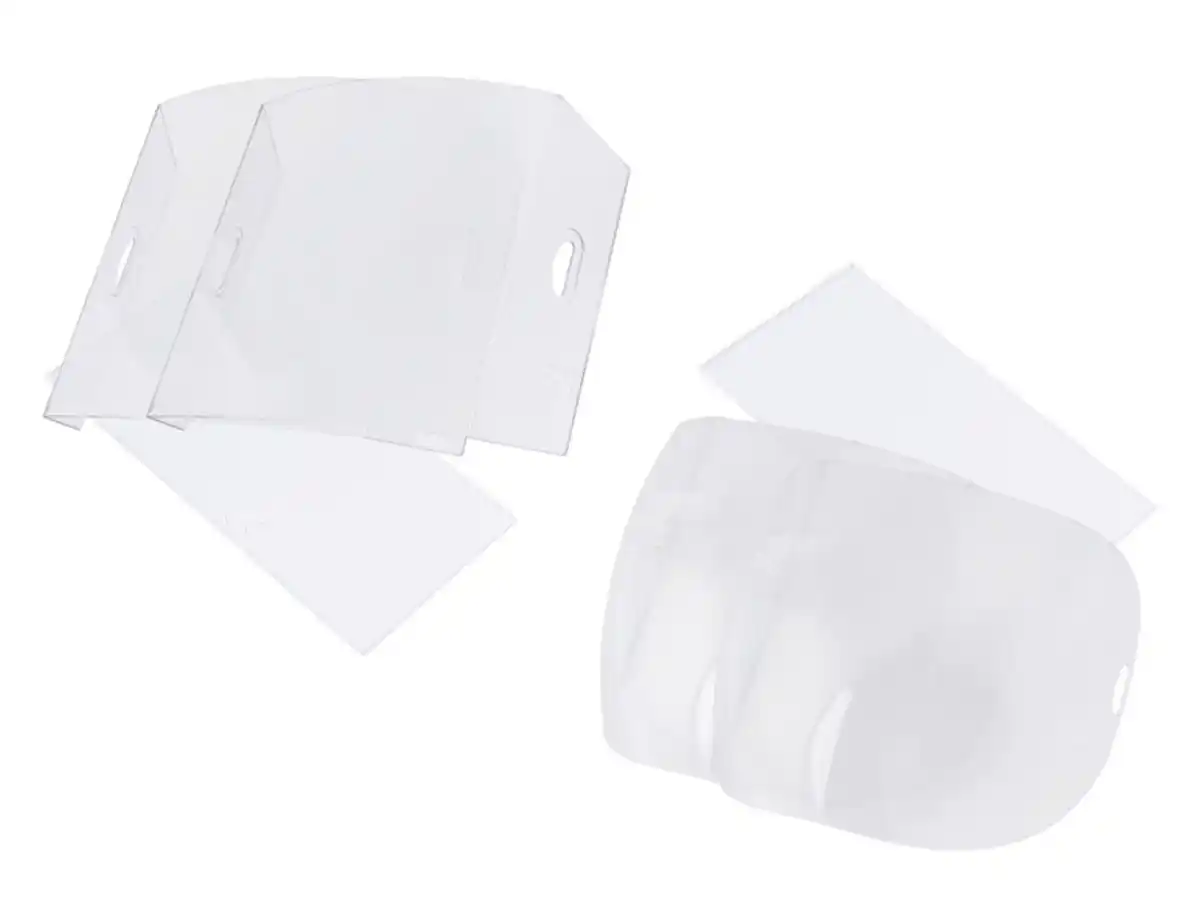 Bild 1 von PARKSIDE® Schweißhelm Ersatzvisier »PSES 3 A1«, 3er Set, transparent,  2 Vorsatzscheiben