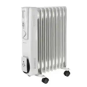 emerio Ölradiator weiß 9 Rippen, 2000 Watt