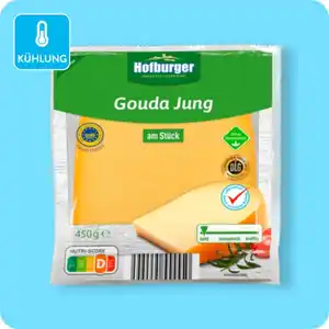 HOFBURGER Gouda, jung, Ohne Gentechnik