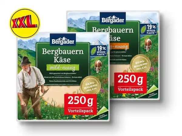 Bild 1 von Bergader Bergbauern Käse,  250 g