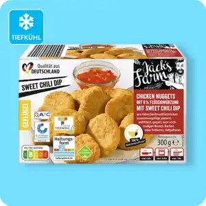 JACK’S FARM Chicken Nuggets mit Dip, versch. Sorten