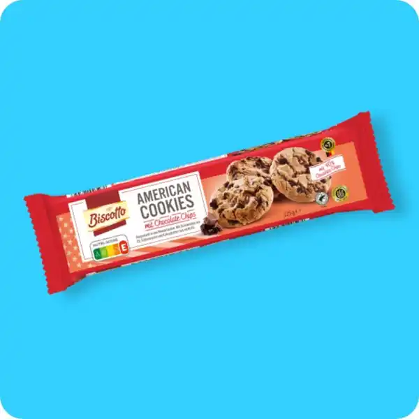 Bild 1 von BISCOTTO American Cookies, Kakao Rainforest Alliance-zertifiziert