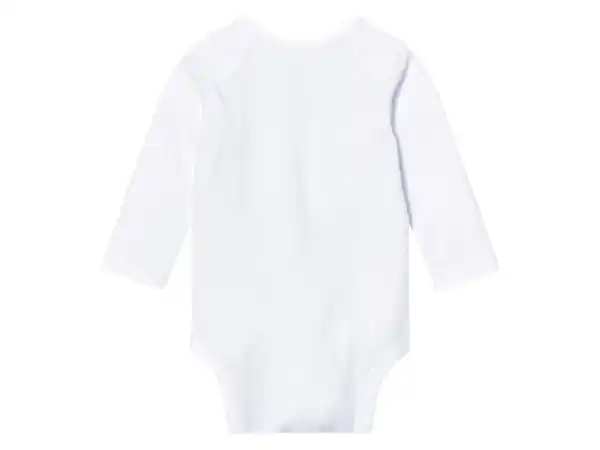 Bild 4 von lupilu® Baby Bodys, 3 Stück, reine Baumwolle, langarm