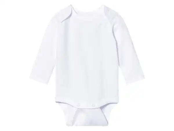 Bild 3 von lupilu® Baby Bodys, 3 Stück, reine Baumwolle, langarm