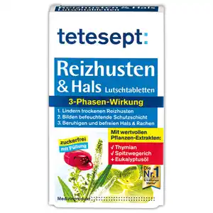 Tetesept Reizhusten & Hals Lutschtabletten