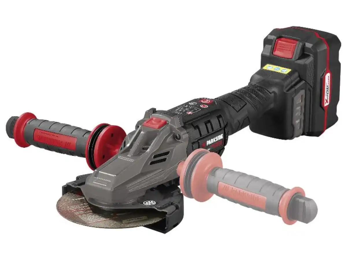 Bild 3 von PARKSIDE PERFORMANCE® 20 V Akku-Flachkopf-Winkelschleifer »PPWSFA 20-Li B3«, mit Akku und Ladegerät