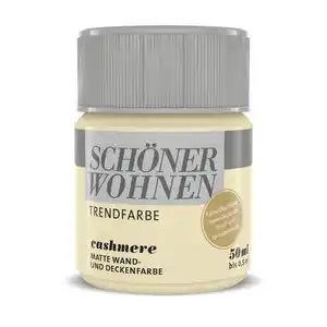 Schöner Wohnen Farbe Trendfarbe 'Cashmere' beige matt 50 ml