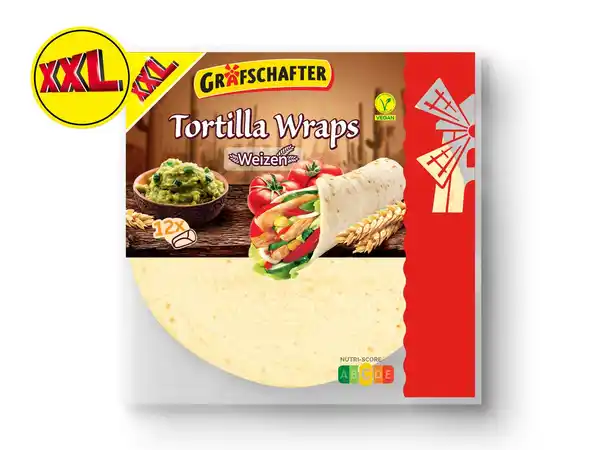 Bild 1 von Grafschafter Tortilla Wraps XXL,  740 g