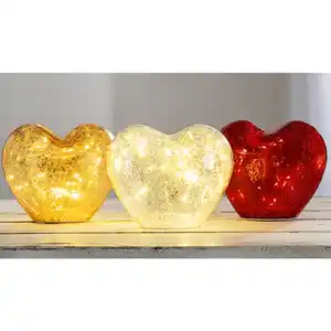 I-Glow LED-Dekoapfel "Pomo" oder -herz "Cuore"