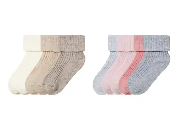 Bild 1 von lupilu® Baby Socken, 5 Paar, in modischer Ripp-Qualität