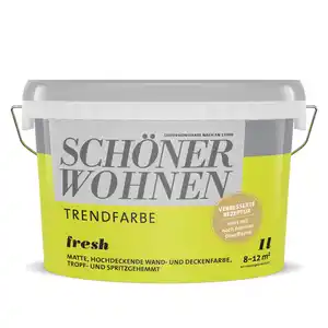 Schöner Wohnen Farbe Trendfarbe 'Fresh' apfelgrün matt 1 l