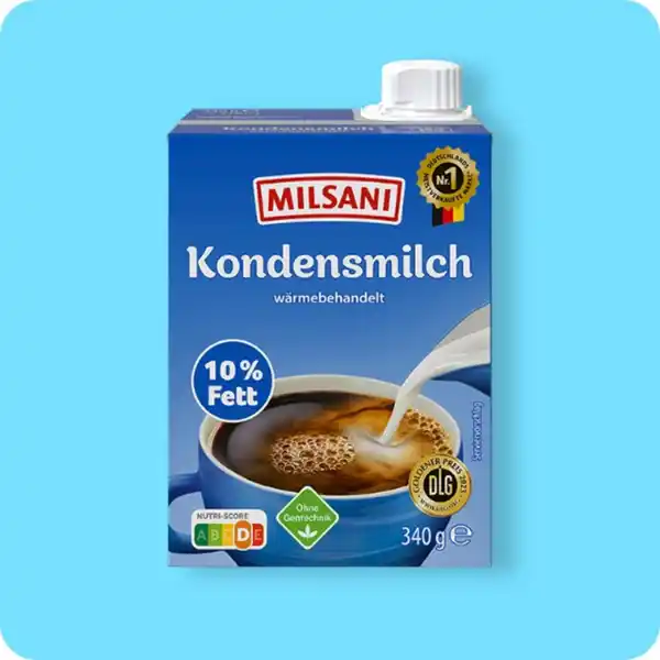 Bild 1 von MILSANI Kondensmilch, 10 % Fett