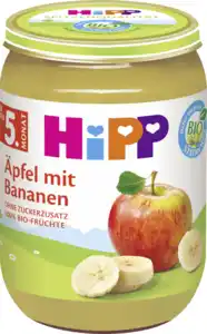 HiPP Bio Äpfel mit Bananen ab dem 5. Monat, 190 g