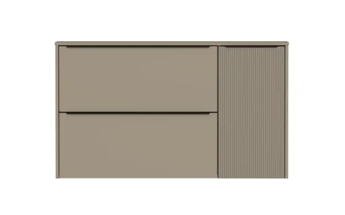 Bild 2 von Arredokit - Hänge-Kommode Brera, taupe, inkl. Schuhkörbe