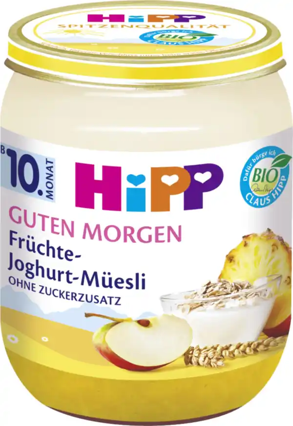 Bild 1 von HiPP Bio Guten Morgen Früchte-Joghurt-Müsli, 160 g