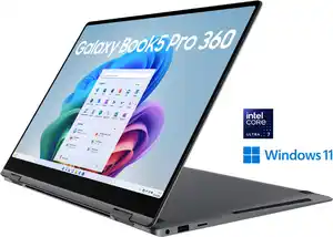 Galaxy Book5 Pro 360 (NP960QHA-KG4DE) 40,6 cm (16") 2 in 1 Convertible-Notebook moonstone gray