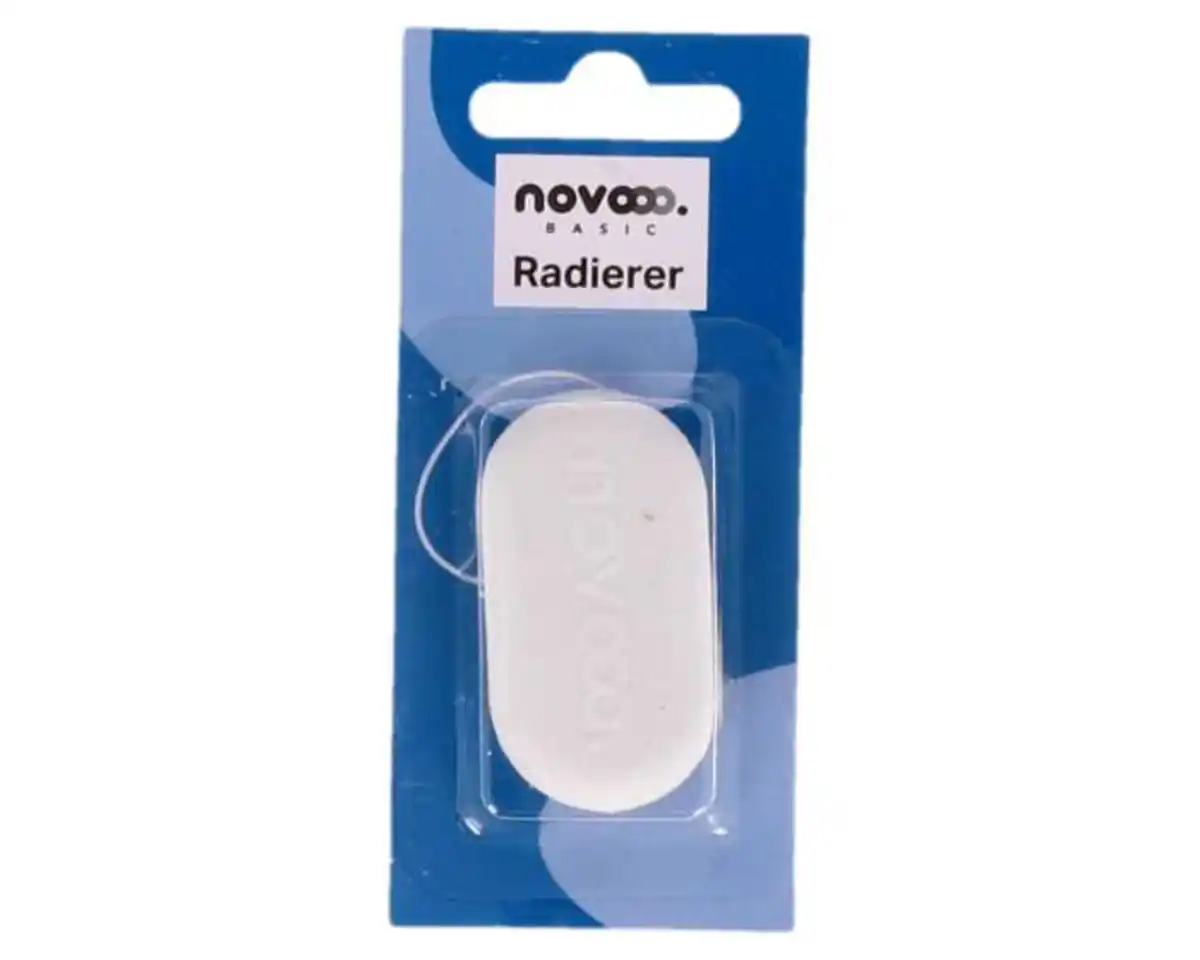 Bild 1 von novooo Radierer weiß oval