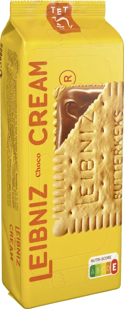 Bild 2 von Bahlsen Leibniz Cream Choco Butterkeks, 228 g