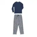 Bild 1 von Flanell Pyjama, blau, M