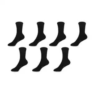 Socken, 7er Pack, schwarz, Größe 43/46