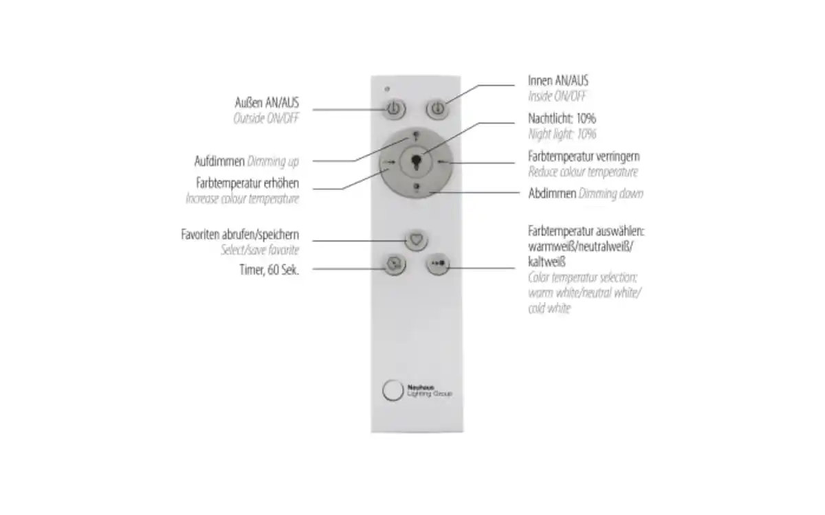 Bild 3 von LED-Deckenleuchte Asmin, stahlfarbig, 99 cm