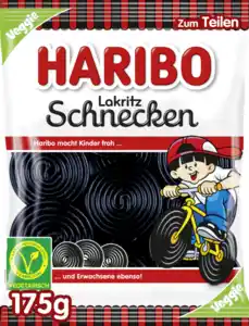 Haribo Lakritz Schnecken, 175 g