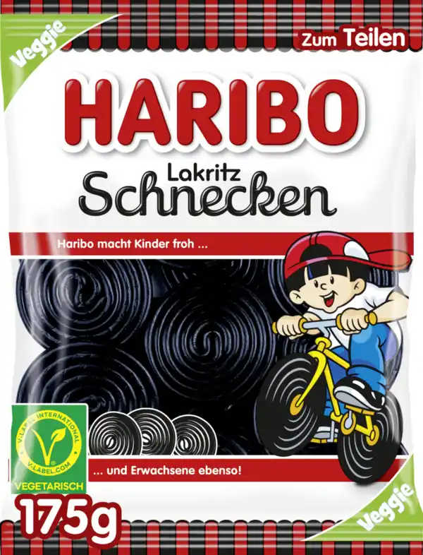 Bild 1 von Haribo Lakritz Schnecken, 175 g