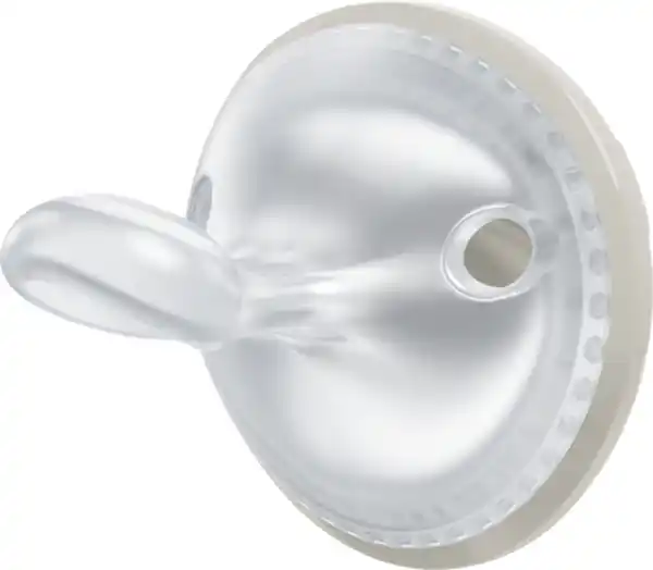 Bild 3 von NUK MommyFeel Silikon-Schnuller, 0-9 Monate, grau & beige