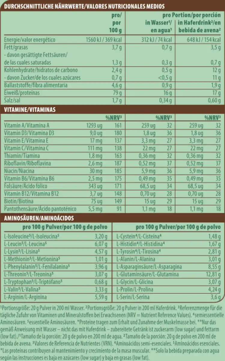 Bild 2 von WellMix Protein Vegan Chocolate Flavour, 300 g