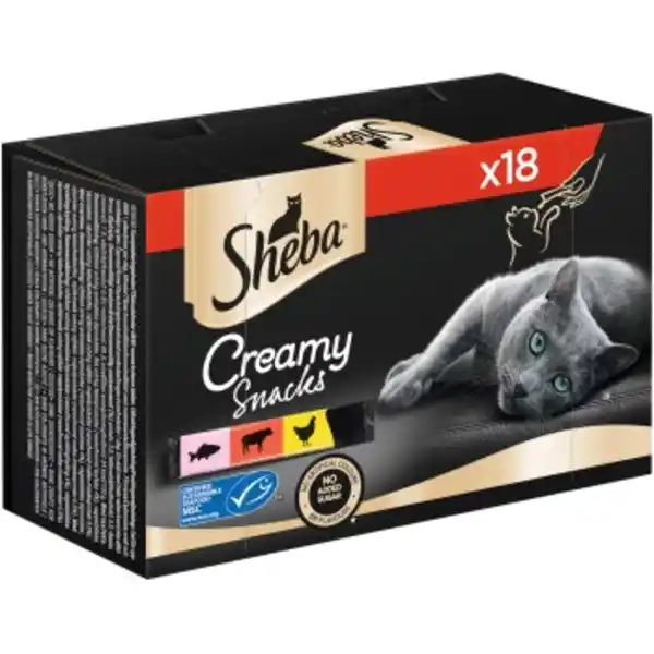 Bild 1 von Sheba Creamy Snacks Multipack 18x12g