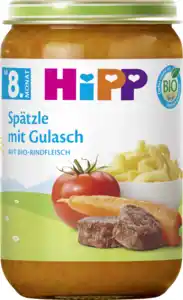 HiPP Bio Spätzle mit Gulasch, 220 g