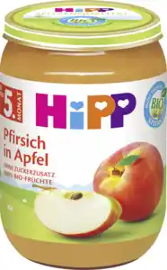 HiPP Bio Pfirsich in Apfel ab dem 5. Monat, 190 g