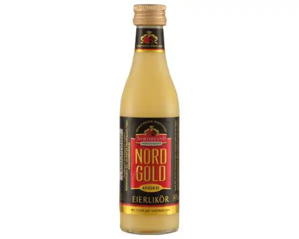 Bild 1 von Nordbrand Nordgold Eierlikör Advokat 14% Vol. 0,1 Liter