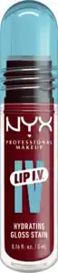 NYX Professional MakeUp Lip IV Gloss Serum feuchtigkeitsspendender Lipgloss Cranberry Splash, 5 ml