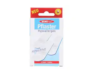 WUNDmed®  Pflaster Hypoallergen sensitive 10er 2 versch. Größen