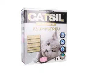 Catsil Katzenstreu mit Duft, naturweiß